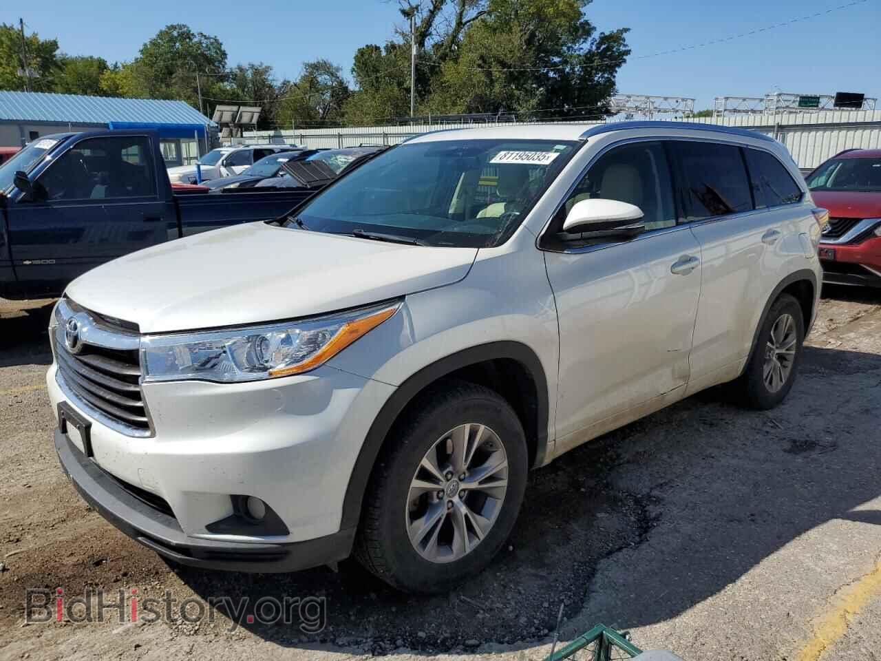 Фотография 5TDKKRFHXES026792 - TOYOTA HIGHLANDER 2014