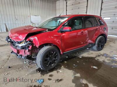 2012 Ford EDGE SEL, red — VIN 2FMDK3JC8CBA59723, Copart