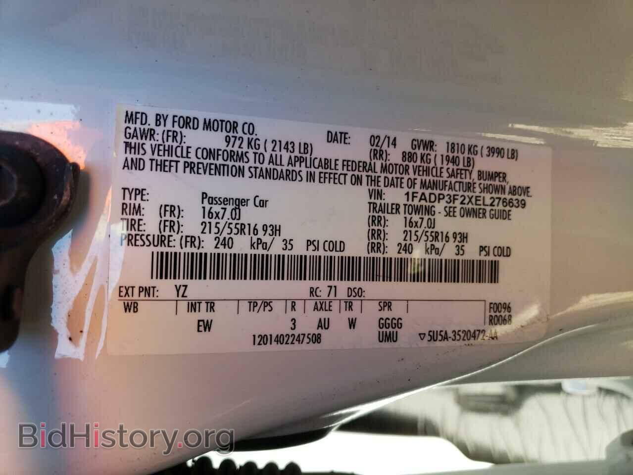 2014 FORD FOCUS - VIN: 1FADP3F2XEL276639 - Photo 13