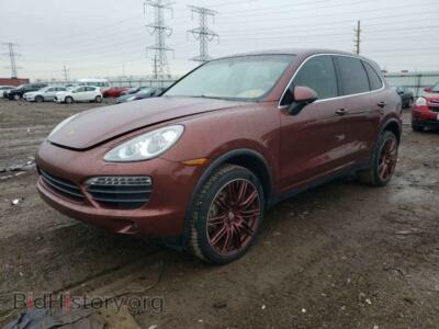 2011 Porsche CAYENNE S, brown — VIN WP1AB2A29BLA49062, Copart