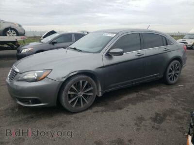 2013 Chrysler 200 Touring, темно-серый — VIN 1C3CCBBB5DN726819, Copart