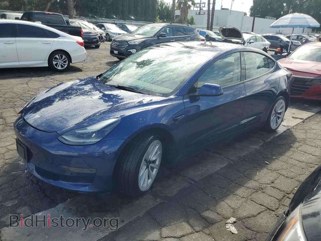 Photo 5YJ3E1EA0NF372646 - TESLA MODEL 3 2022