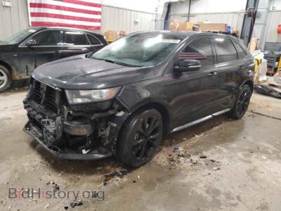 2015 Ford EDGE Sport, black — VIN 2FMTK4AP3FBB69779, Copart