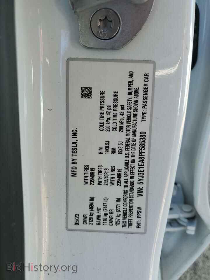 2023 TESLA MODEL 3 - VIN: 5YJ3E1EA8PF585380 - Photo 13
