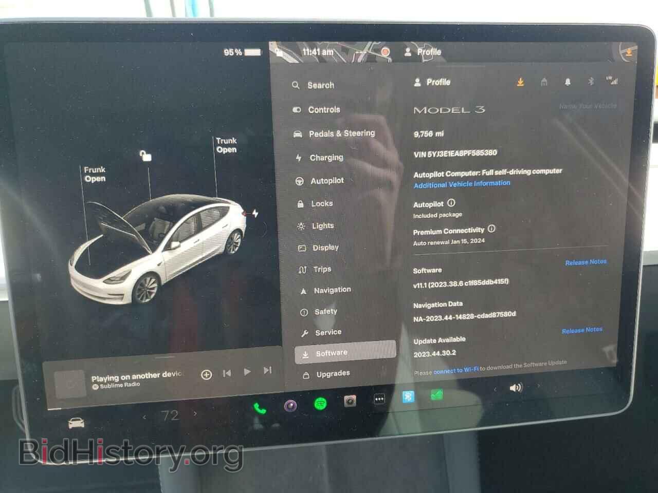2023 TESLA MODEL 3 - VIN: 5YJ3E1EA8PF585380 - Photo 9