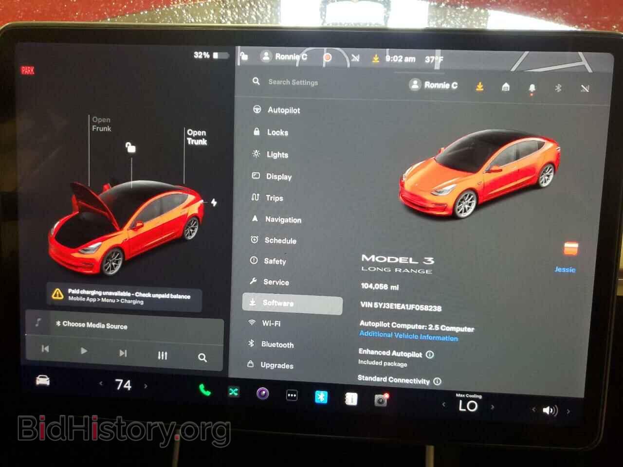 2018 TESLA MODEL 3 - VIN: 5YJ3E1EA1JF058238 - Фото 9