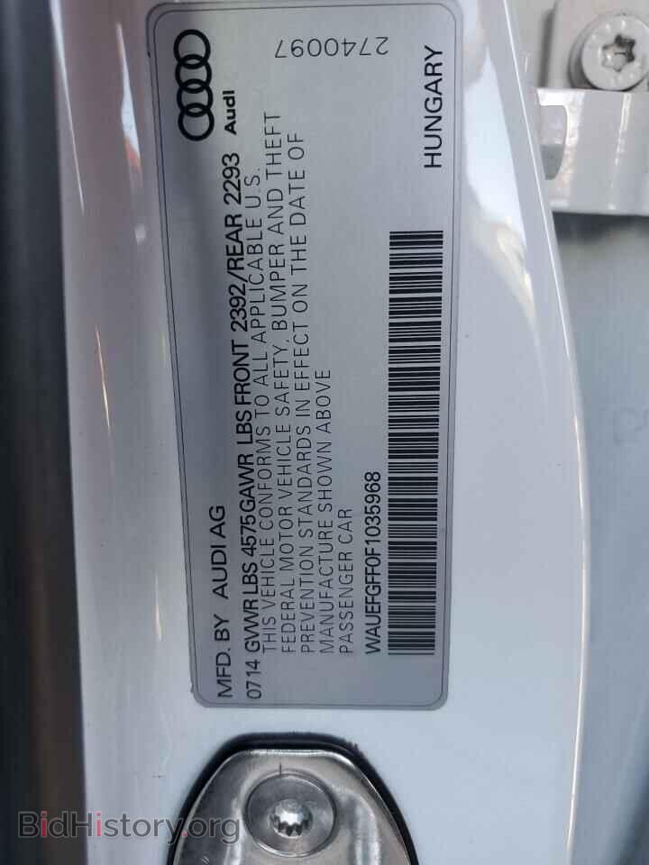 2015 AUDI A3 - VIN: WAUEFGFF0F1035968 - Фото 12