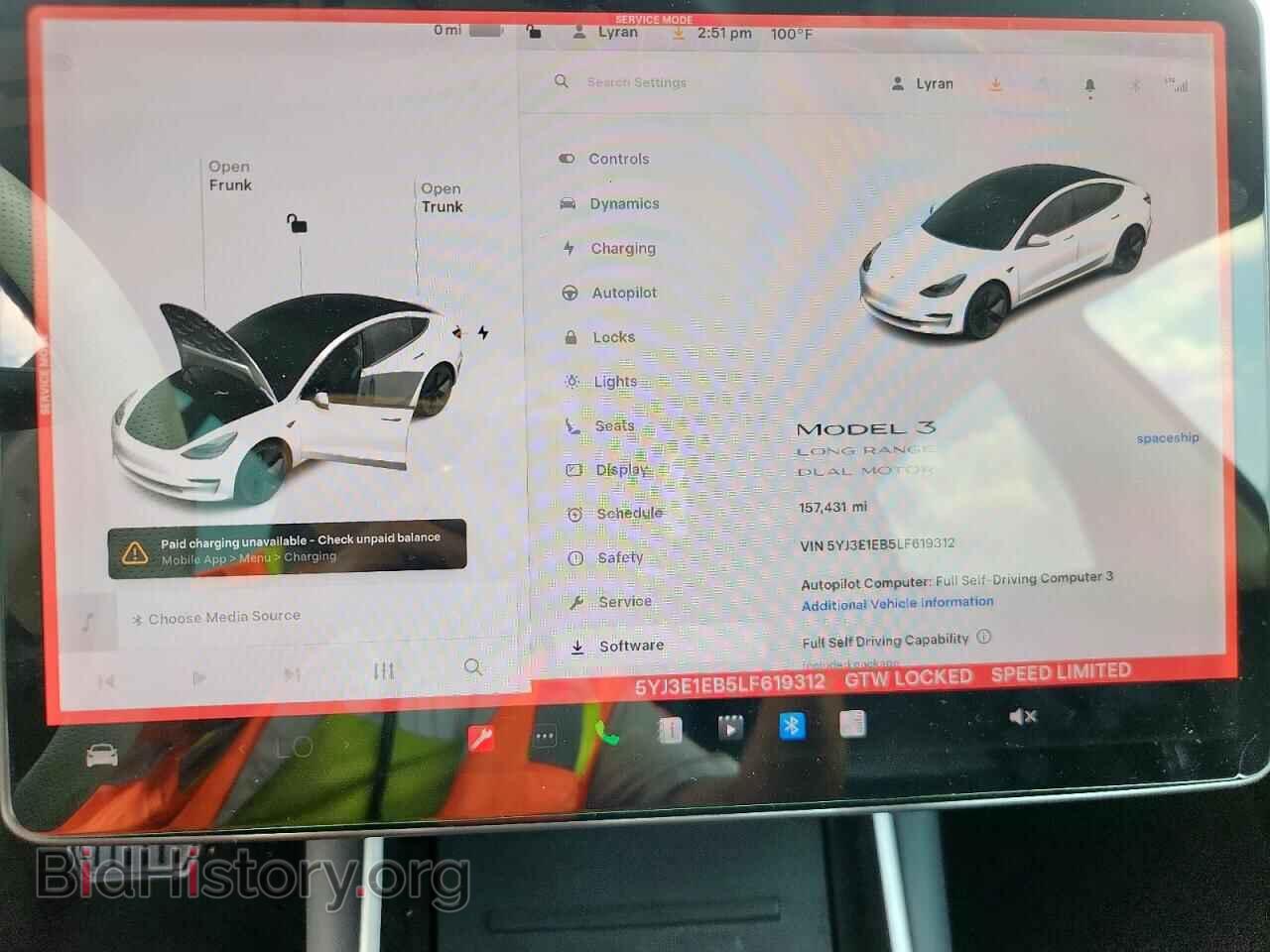 2020 TESLA MODEL 3 - VIN: 5YJ3E1EB5LF619312 - Photo 9