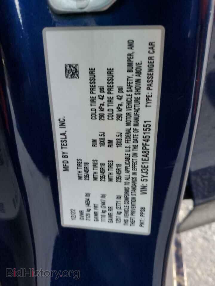 2023 TESLA MODEL 3 - VIN: 5YJ3E1EA8PF451551 - Photo 13