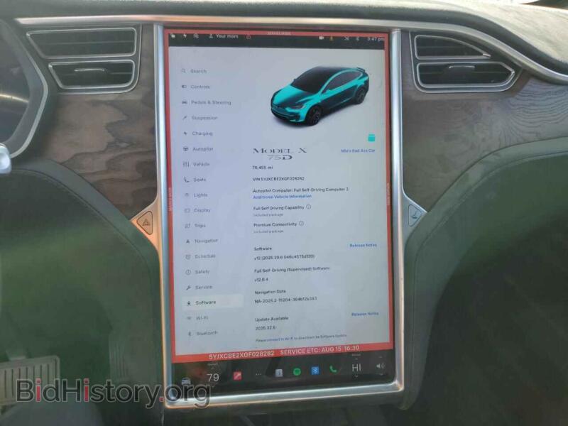 2016 Tesla MODEL X (VIN 5YJXCBE2XGF028282) — фото 9 из 16