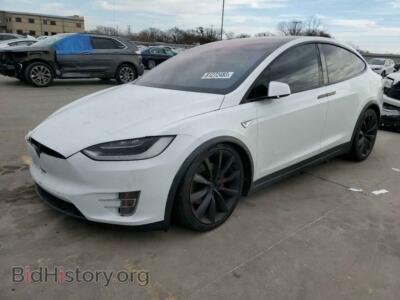 2016 Tesla MODEL X, white — VIN 5YJXCBE4XGF015551, Copart