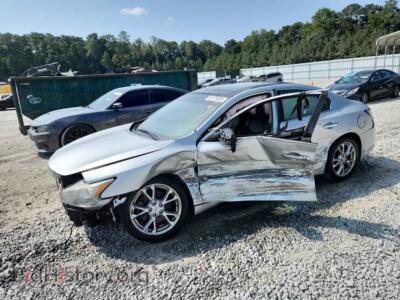 2012 Nissan MAXIMA S, silver — VIN 1N4AA5AP4CC833013, Copart