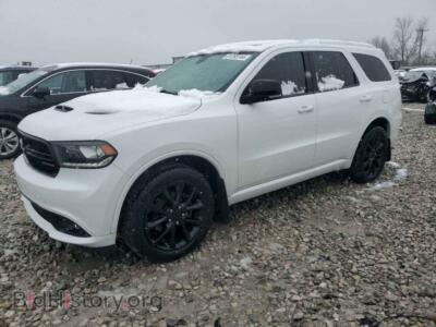 2018 Dodge DURANGO GT, белый — VIN 1C4RDJDG5JC261889, Copart