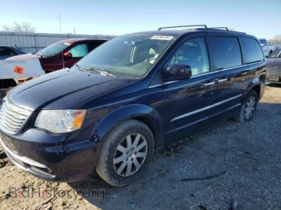 2015 Chrysler MINIVAN TOURING, blue — VIN 2C4RC1BG2FR676348, Copart