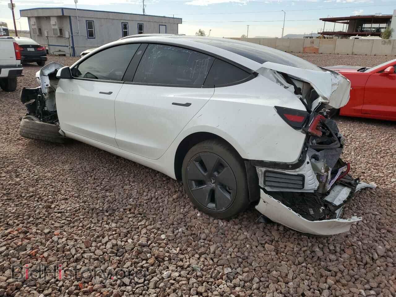 2022 TESLA MODEL 3 - VIN: 5YJ3E1EB0NF350803 - Фото 2