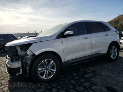 2015 Ford EDGE SEL, белый — VIN 2FMTK4J8XFBB20409, Copart