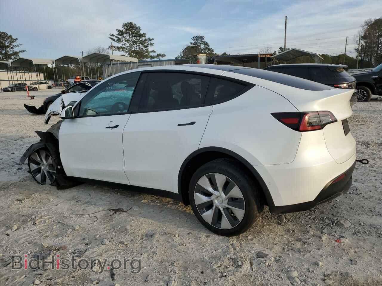 2022 TESLA MODEL Y - VIN: 7SAYGDEE6NF356796 - Фото 2