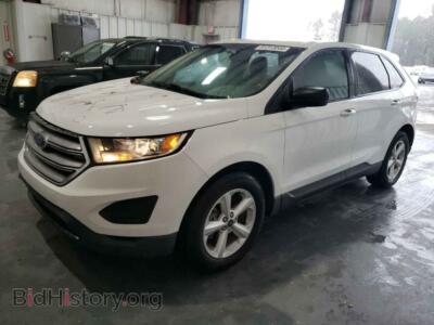 2015 Ford EDGE SE, белый — VIN 2FMTK3G91FBC29898, Copart