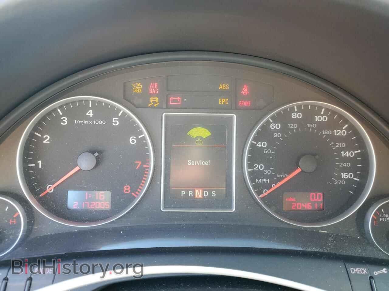 2005 AUDI A4 - VIN: WAUDF68E95A502667 - Фото 9