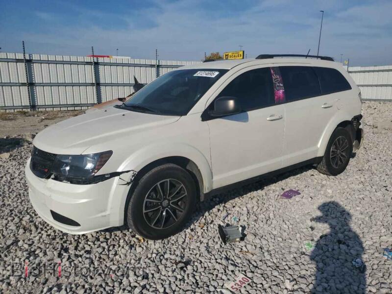 2017 Dodge JOURNEY SE (VIN 3C4PDCAB4HT621941) — фото 1 из 13, Copart, повреждение: задняя часть