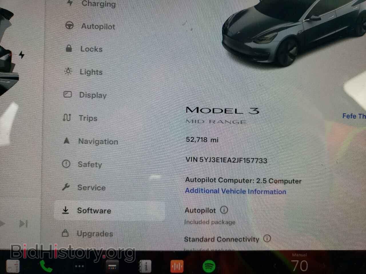 2018 TESLA MODEL 3 - VIN: 5YJ3E1EA2JF157733 - Photo 9