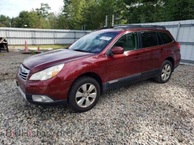 2011 Subaru OUTBACK 2.5I Limited, красный — VIN 4S4BRBLC0B3355263, Copart