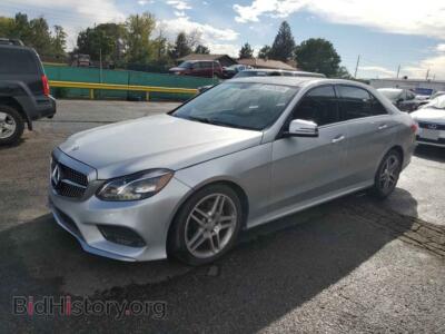 2014 Mercedes-Benz E-CLASS 350 4MATIC, серебристый — VIN WDDHF8JB6EB052623, Copart