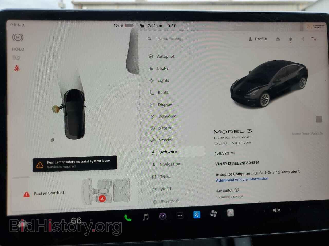 2022 TESLA MODEL 3 - VIN: 5YJ3E1EB2NF304891 - Photo 9