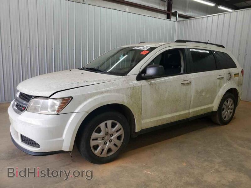 2017 Dodge JOURNEY SE (VIN 3C4PDCAB6HT637672) — фото 1 из 13, Copart, повреждение: биологическое или химическое загрязнение