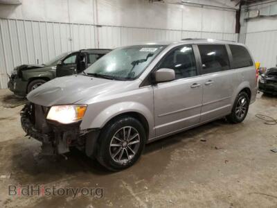 2016 Dodge CARAVAN SXT, silver — VIN 2C4RDGCG7GR314001, Copart