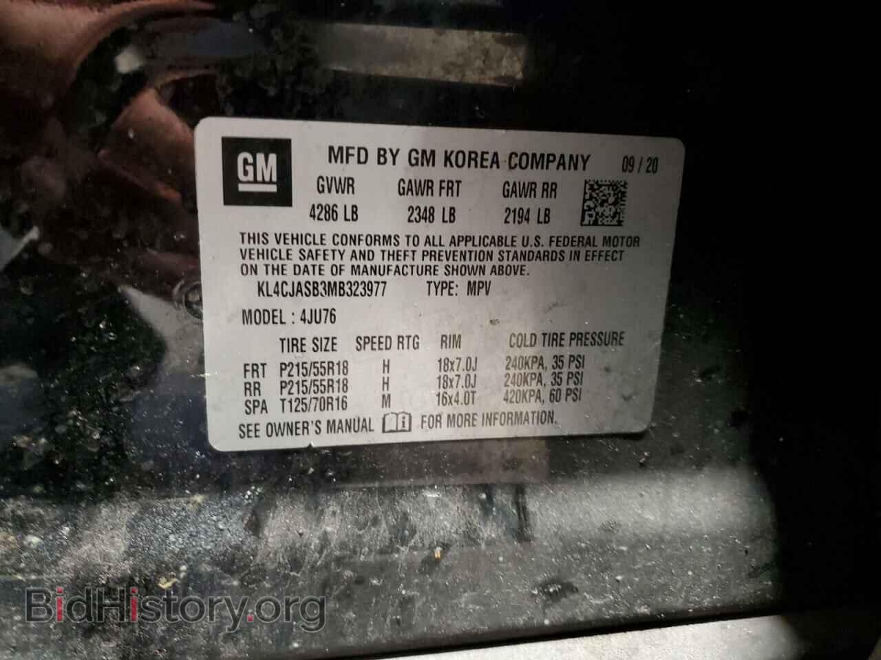2021 BUICK ENCORE - VIN: KL4CJASB3MB323977 - Фото 13