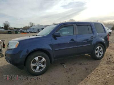 2015 Honda PILOT EXL, синий — VIN 5FNYF4H53FB013618, Copart