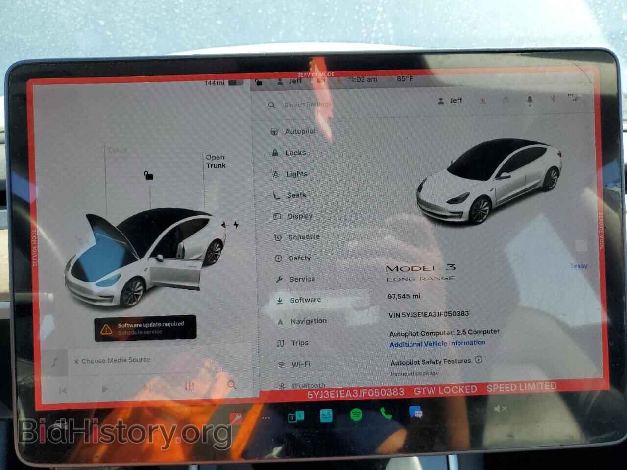 2018 TESLA MODEL 3 - VIN: 5YJ3E1EA3JF050383 - Фото 9