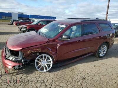 2023 Dodge DURANGO GT, бордовый — VIN 1C4RDJDG8PC637123, Copart