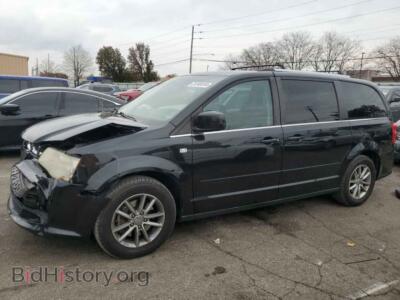 2014 Dodge CARAVAN SXT, черный — VIN 2C4RDGCG6ER190865, Copart
