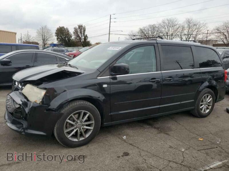 2014 Dodge CARAVAN SXT (VIN 2C4RDGCG6ER190865) — фото 1 из 13, Copart, повреждение: передняя часть
