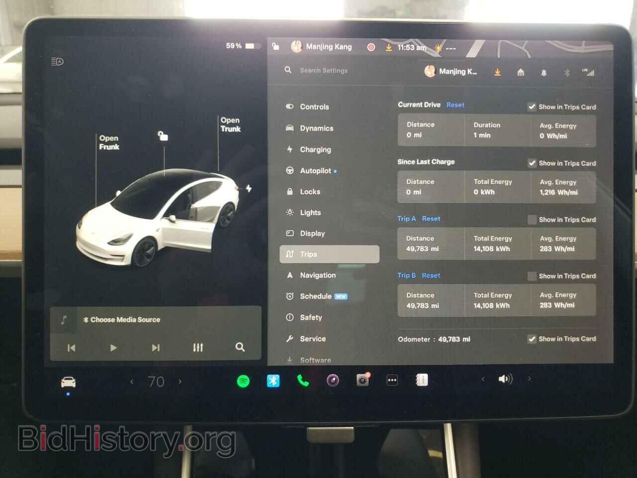 2019 TESLA MODEL 3 - VIN: 5YJ3E1EB3KF494082 - Фото 9