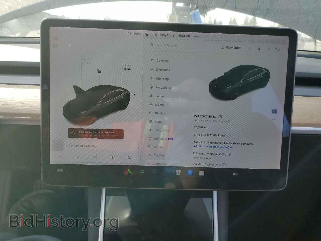 2019 TESLA MODEL 3 - VIN: 5YJ3E1EA1KF421140 - Photo 9