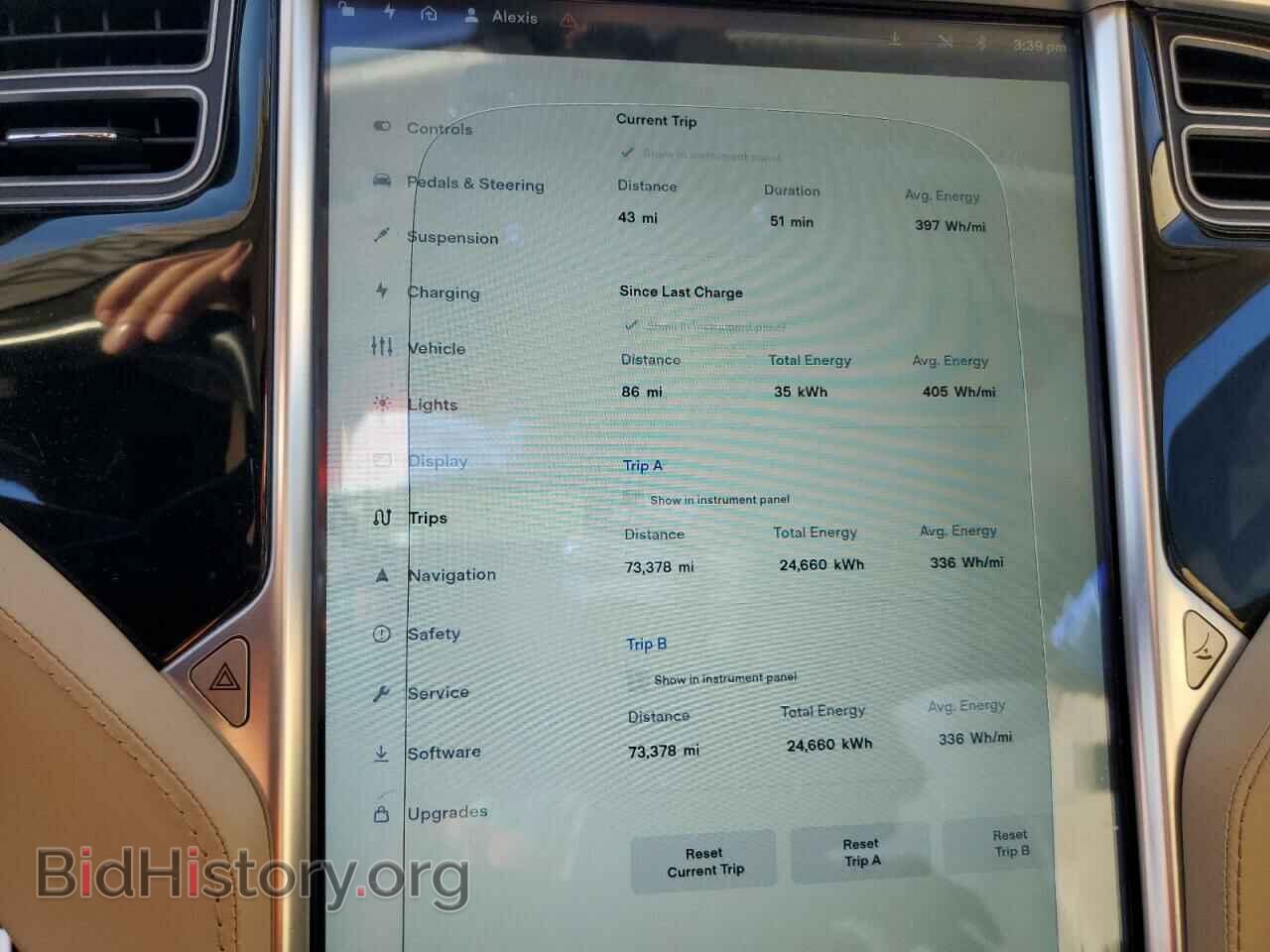 2013 TESLA MODEL S - VIN: 5YJSA1CP4DFP17612 - Фото 9