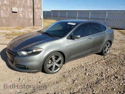 2013 Dodge DART Limited, серый — VIN 1C3CDFCB1DD329682, Copart
