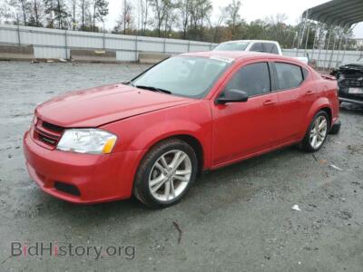 2013 Dodge AVENGER SE, красный — VIN 1C3CDZAG6DN771819, Copart