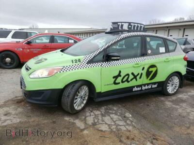 2015 Ford CMAX SE, зеленый — VIN 1FADP5AU8FL120427, Copart