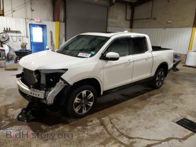2019 Honda RIDGELINE RTL, белый — VIN 5FPYK3F5XKB002299, Copart