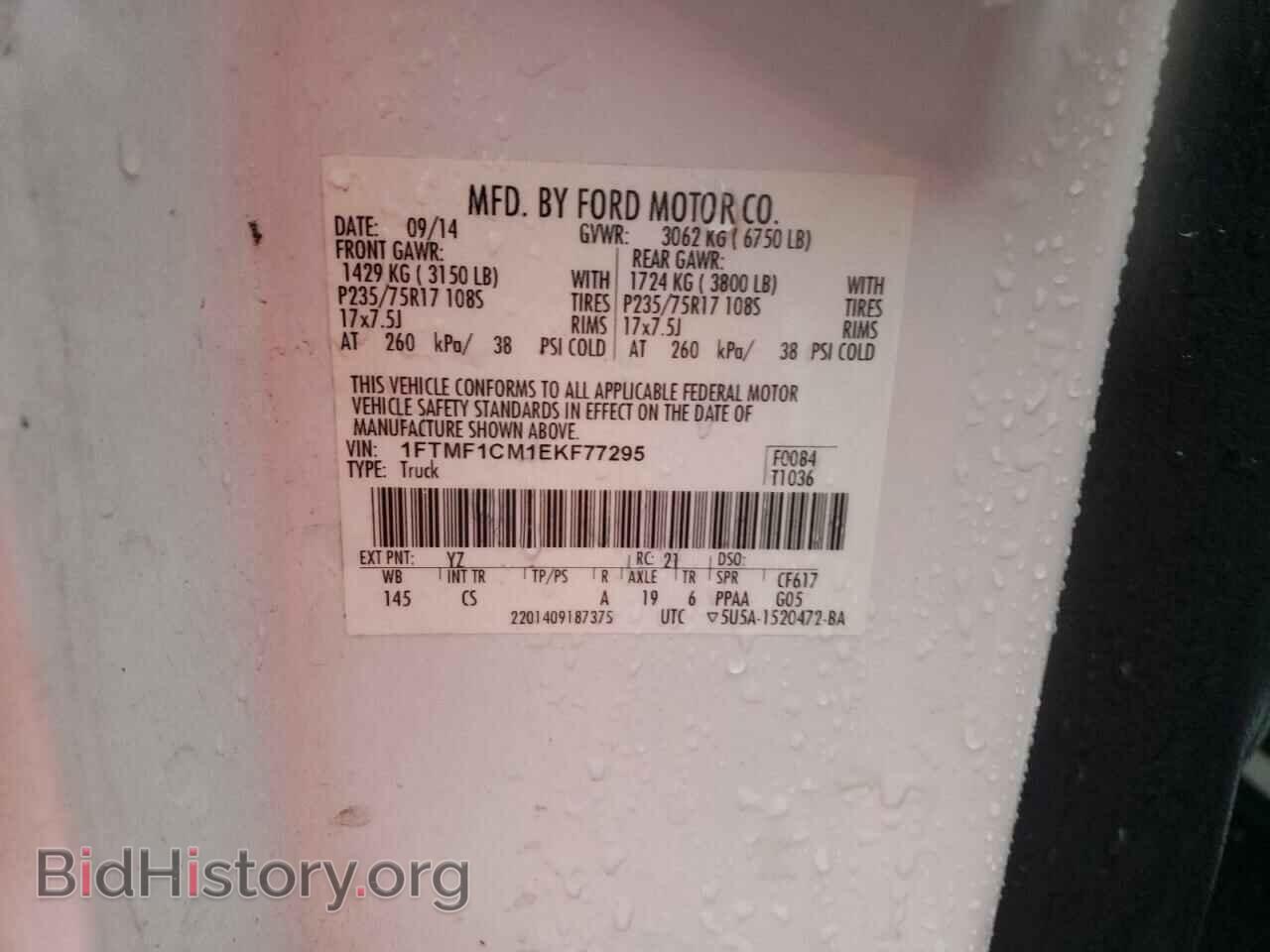 2014 FORD All Models - VIN: 1FTMF1CM1EKF77295 - Photo 12