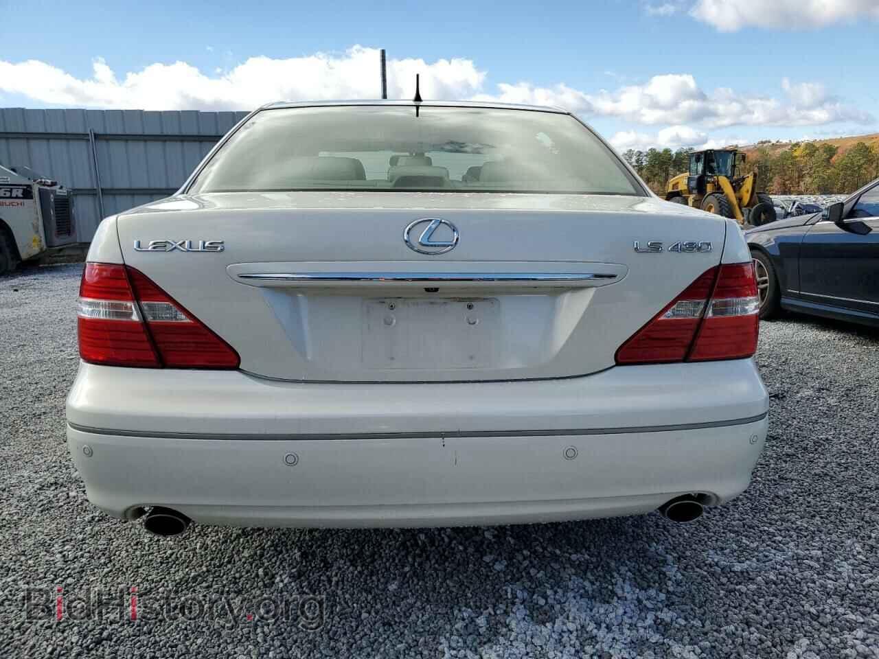2006 LEXUS LS430 - VIN: JTHBN36F665033649 - Фото 6