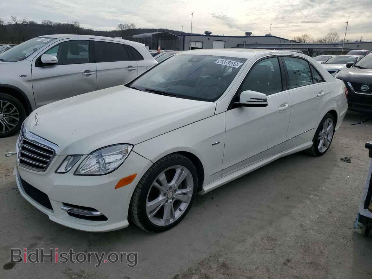 Photo WDDHF5KB1CA564628 - MERCEDES-BENZ E-CLASS 2012