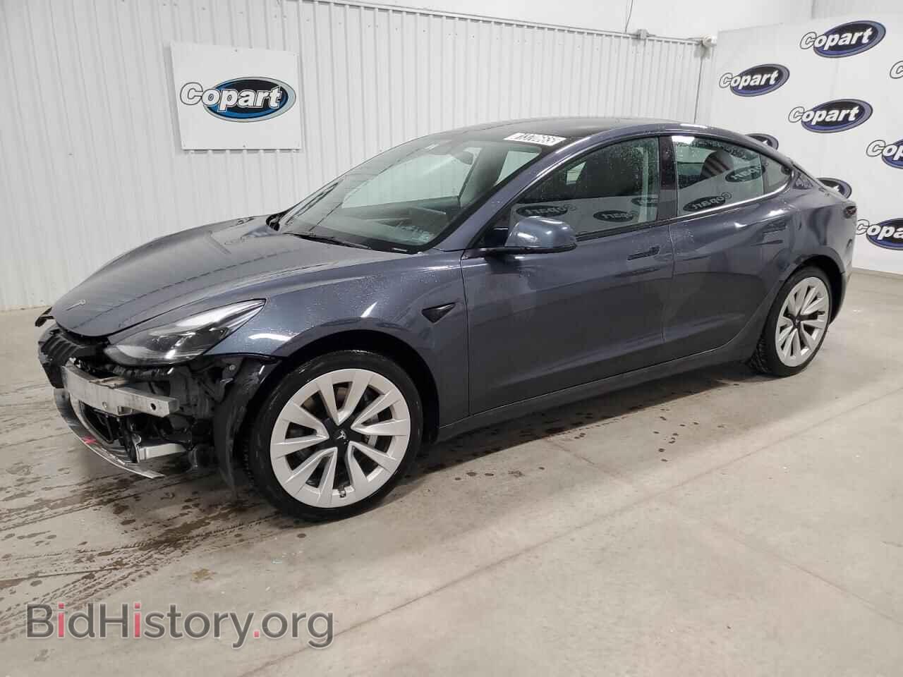 Photo 5YJ3E1EA2NF368825 - TESLA MODEL 3 2022