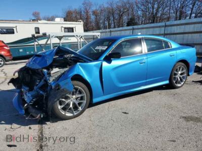 2023 Dodge CHARGER GT, синий — VIN 2C3CDXHG3PH560133, Copart