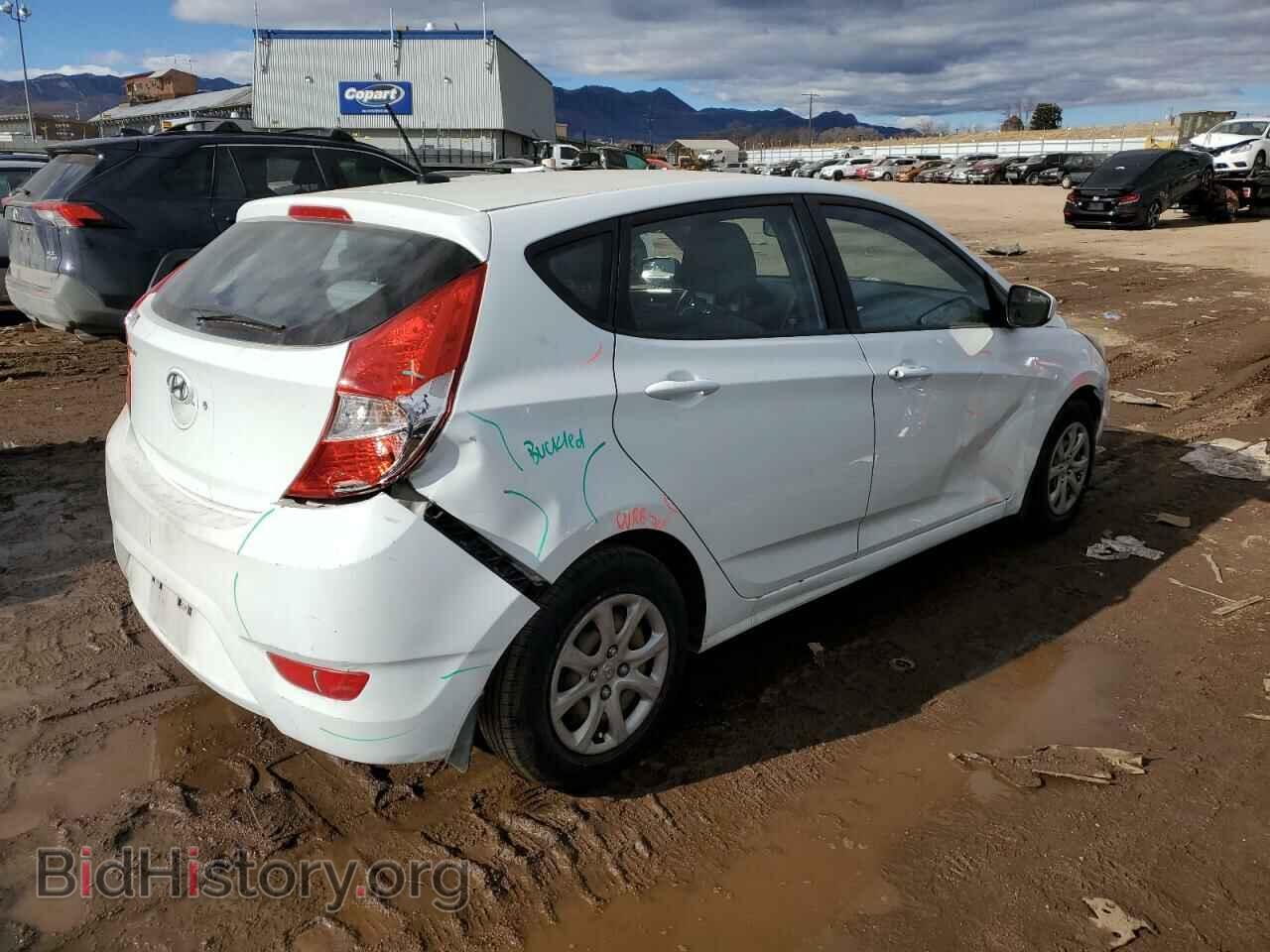 2014 HYUNDAI ACCENT - VIN: KMHCT5AEXEU177128 - Фото 3