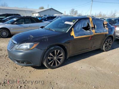 2012 Chrysler 200 S, black — VIN 1C3CCBHG6CN200328, Copart